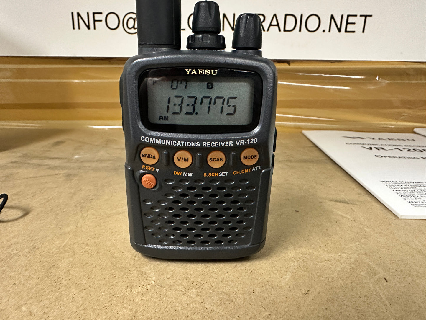 Yaesu vr 120d pari al nuovo full set