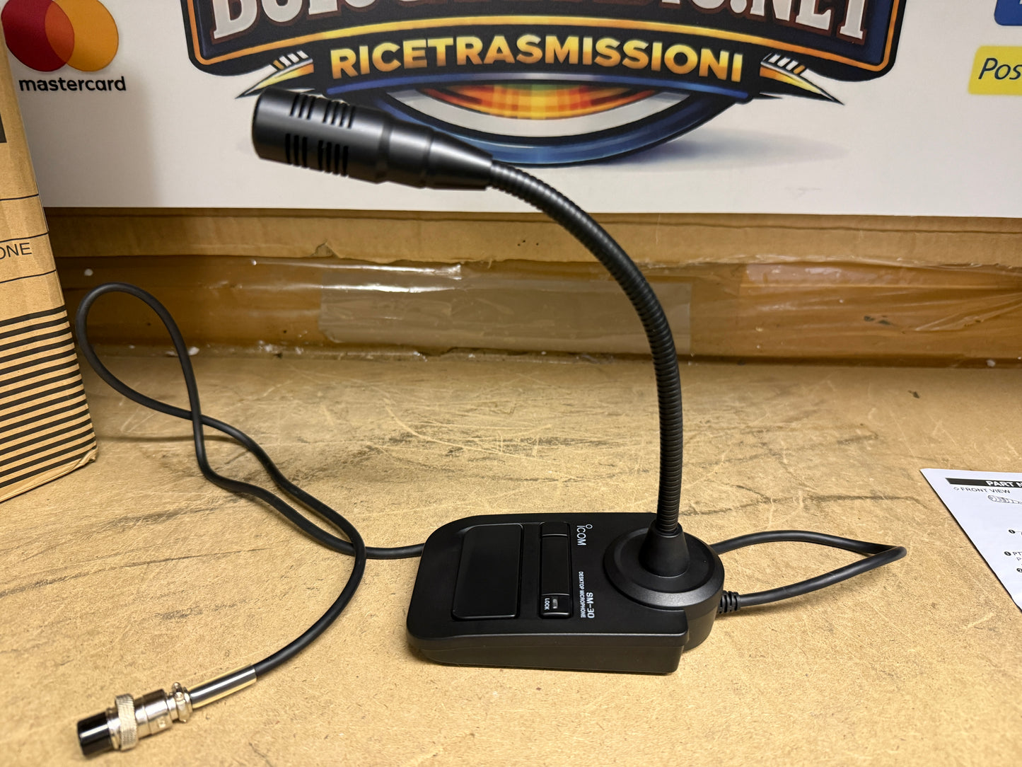 Icom SM 30 microfono da tavolo pari al nuovo