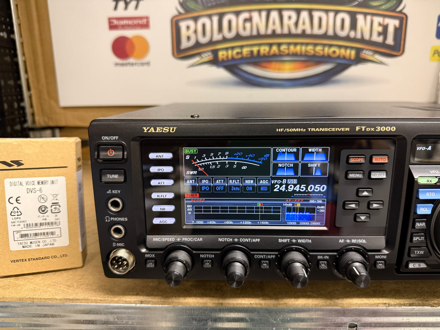 Yaesu FTDX 3000D + DVS6 full set Garanzia 12 mesi