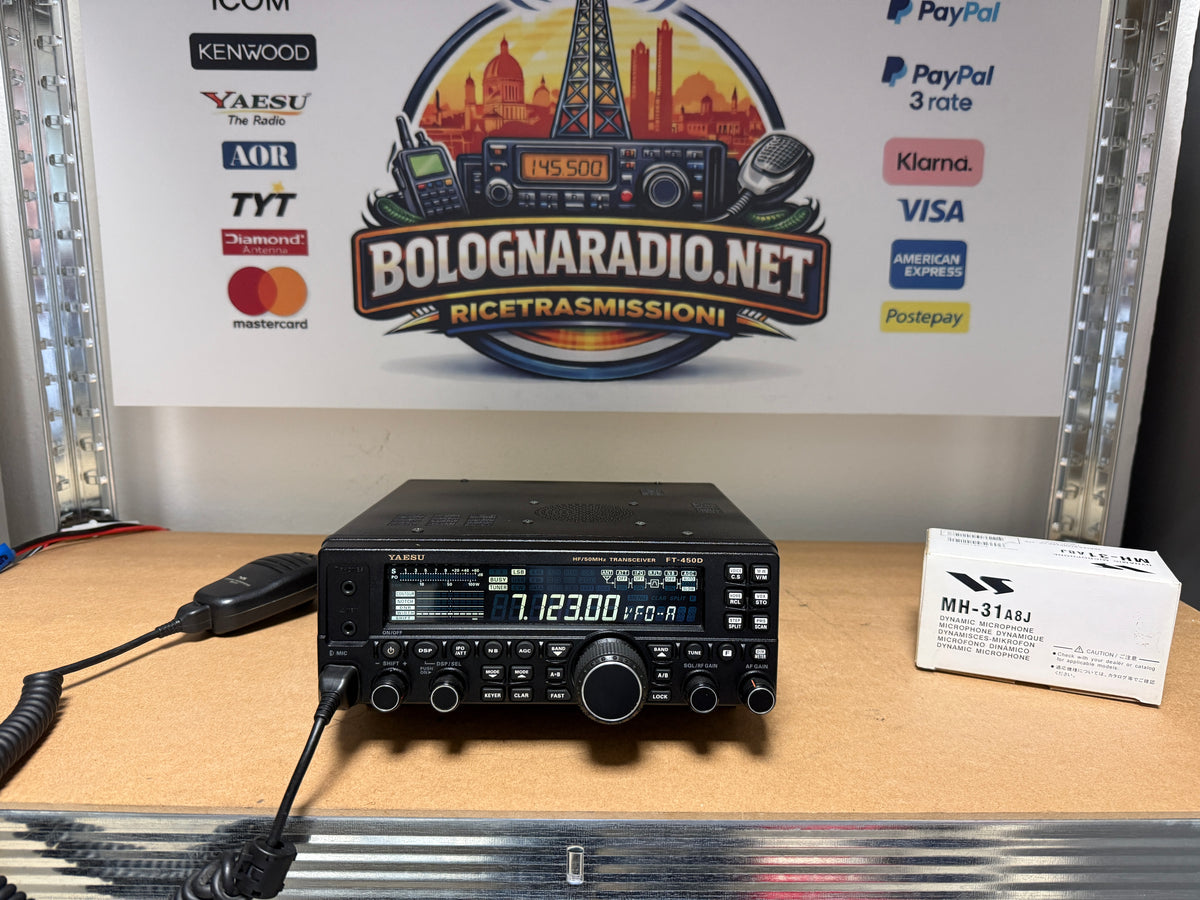 Yaesu FT 450 D pari al nuovo full set  Garanzia 12 Mesi