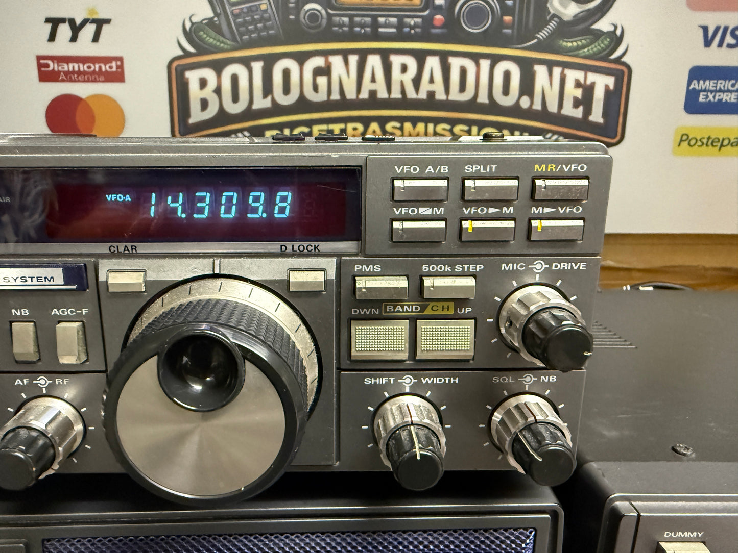 Yaesu FT 757 GX + FP757HD + FC 757AT perfetto Garanzia 12 Mesi