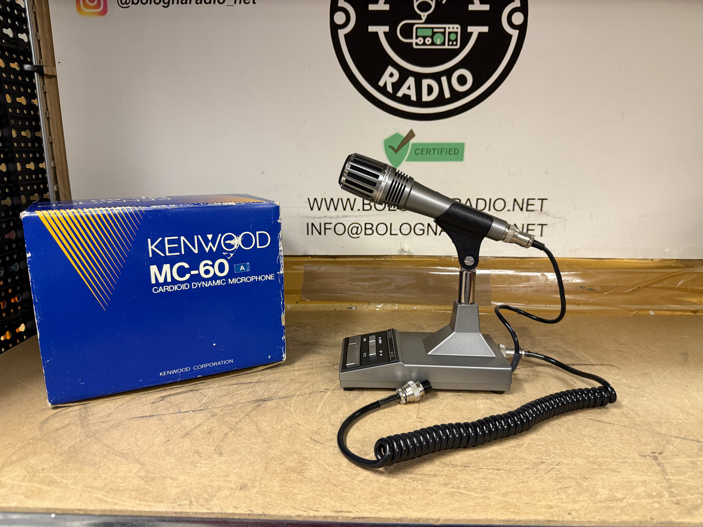 Kenwood MC-60A mike da tavolo di linea