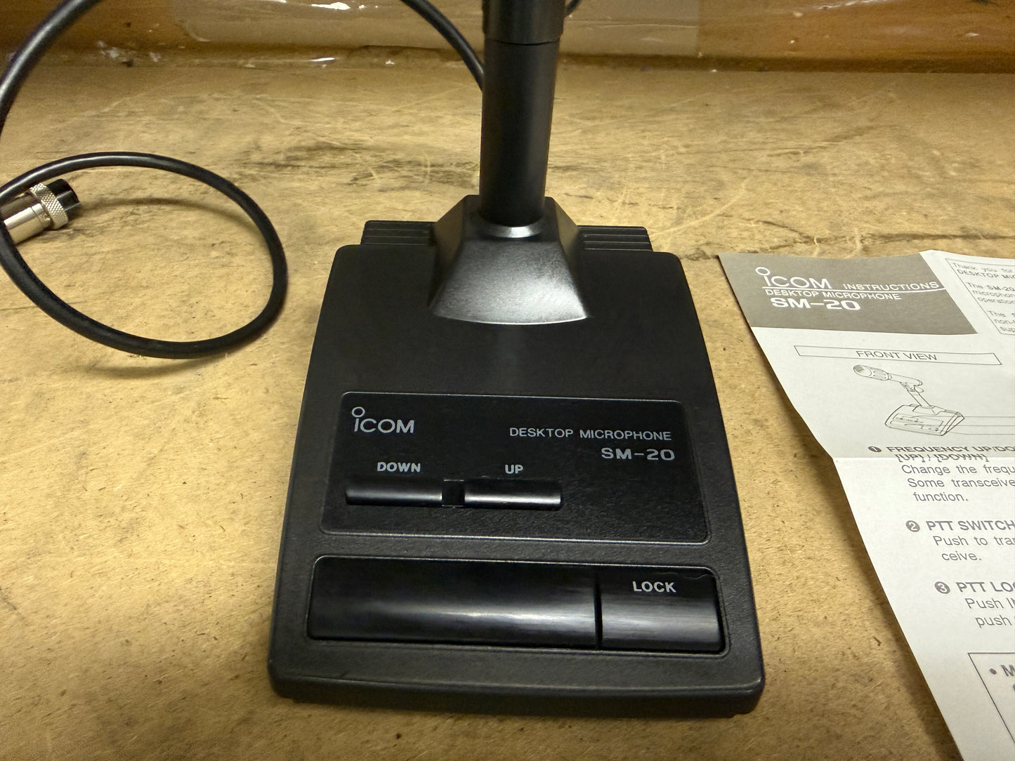 Icom SM 20 pari al nuovo full set