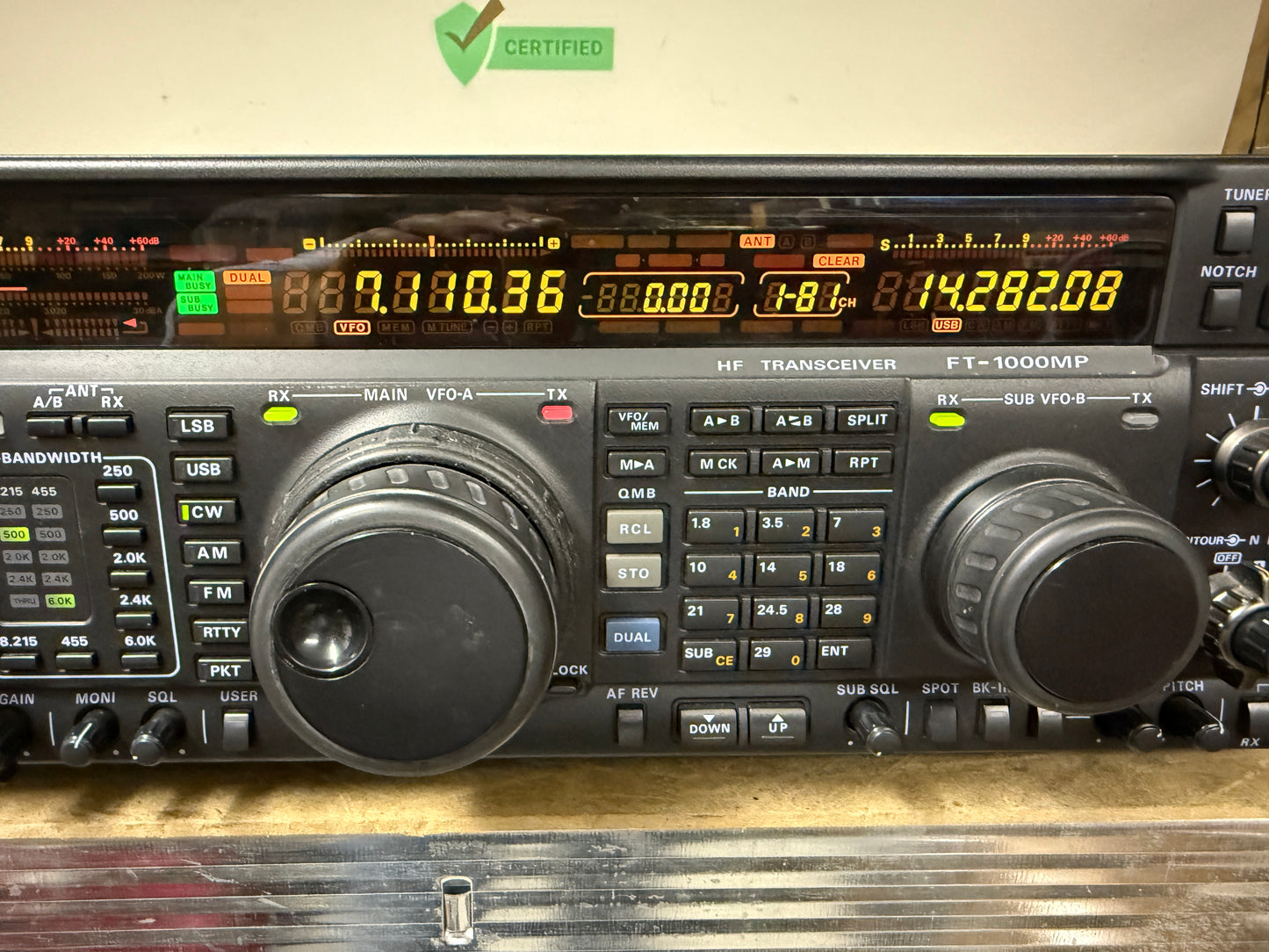 A1 Yaesu FT 1000 MP + TCXO6 + ROOFING FILTER Garanzia 12 Mesi