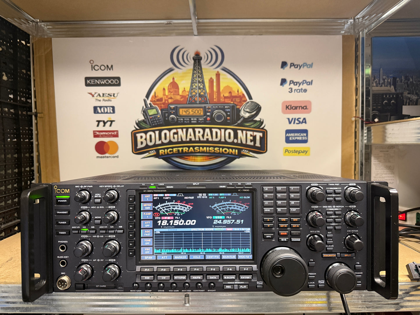 A-1 Icom IC 7800 Ultima Serie Full Set Garanzia 12 Mesi