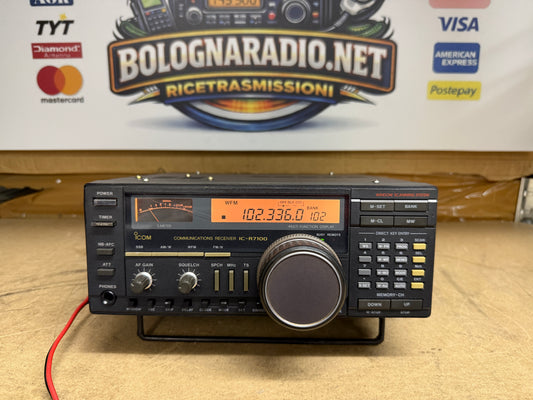 Icom IC-R 7100 12volt perfettamente funzionante Garanzia 12 Mesi