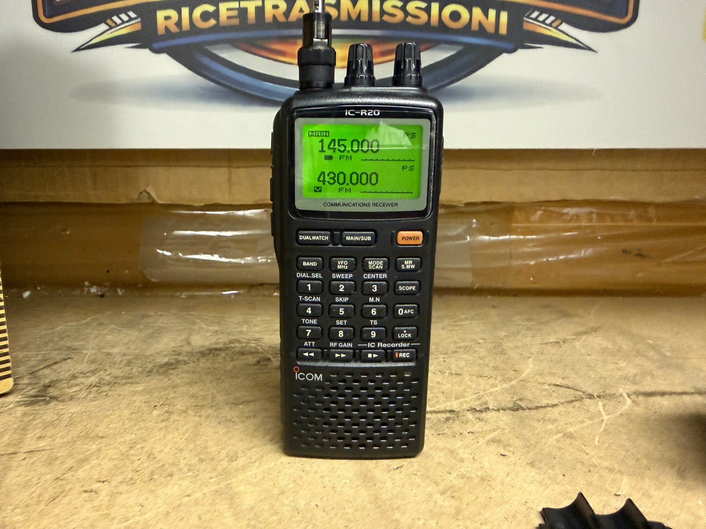 Icom IC R20 pari al nuovo full set Garanzia 12 Mesi