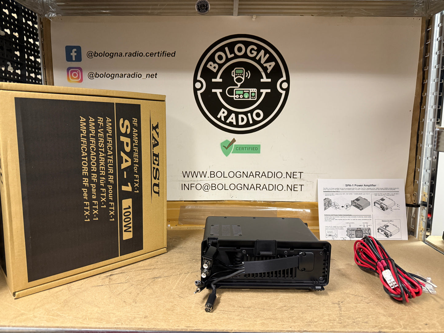 Yaesu SPA-1 pari al nuovo 09/2025 Garanzia Ufficiale