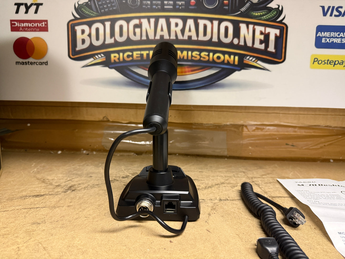 Yaesu M70 mike di linea perfetto