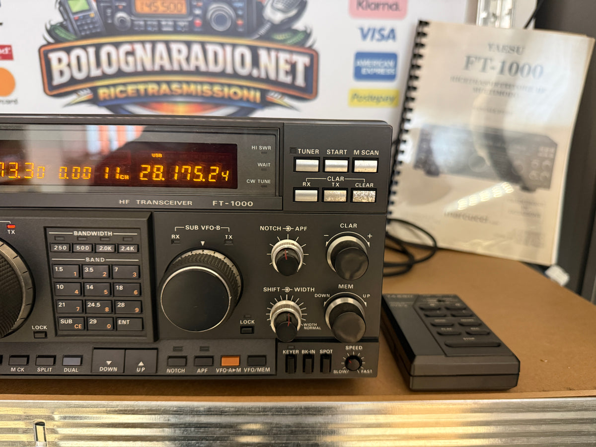 Yaesu FT 1000D + BPF1 + DVS2 full filtri Garanzia 12 mesi
