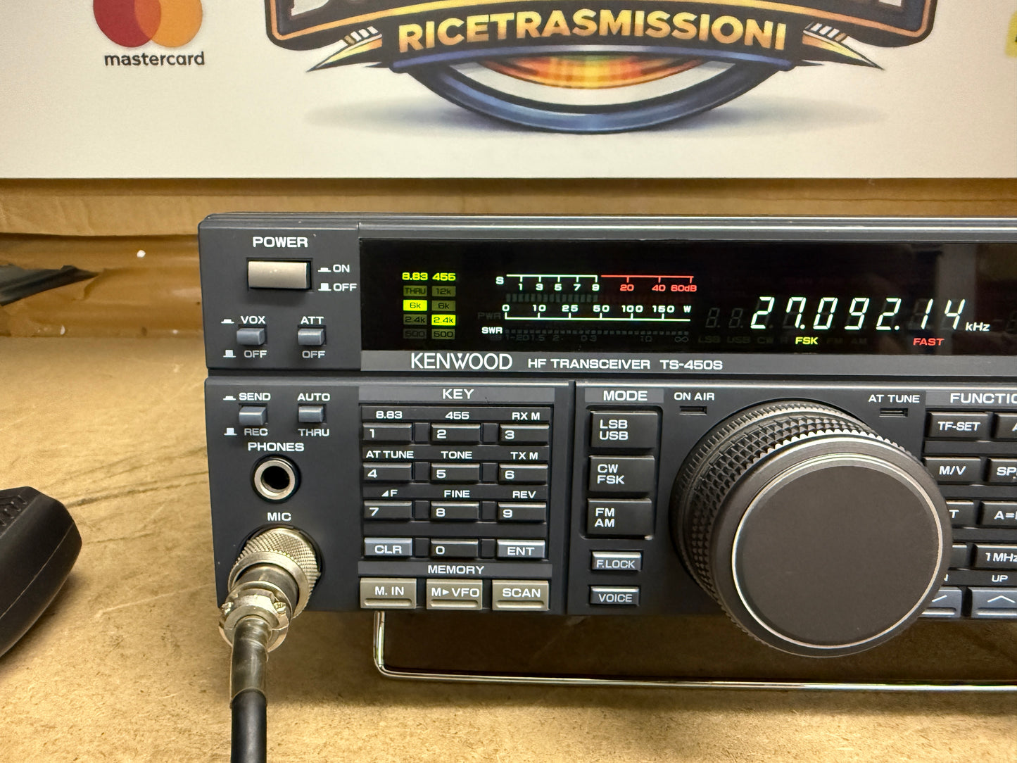 Kenwood TS 450S at + filtro SSB + imballo Garanzia 12 Mesi