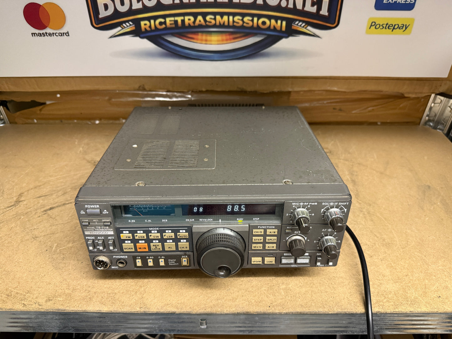 Kenwood TS 711 + toni squelch Garanzia 12 Mesi