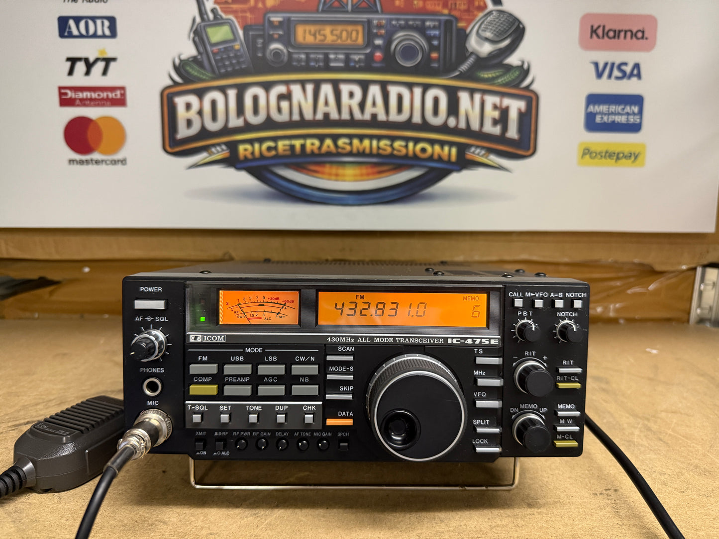 Icom IC 475E perfetto Garanzia 12 Mesi