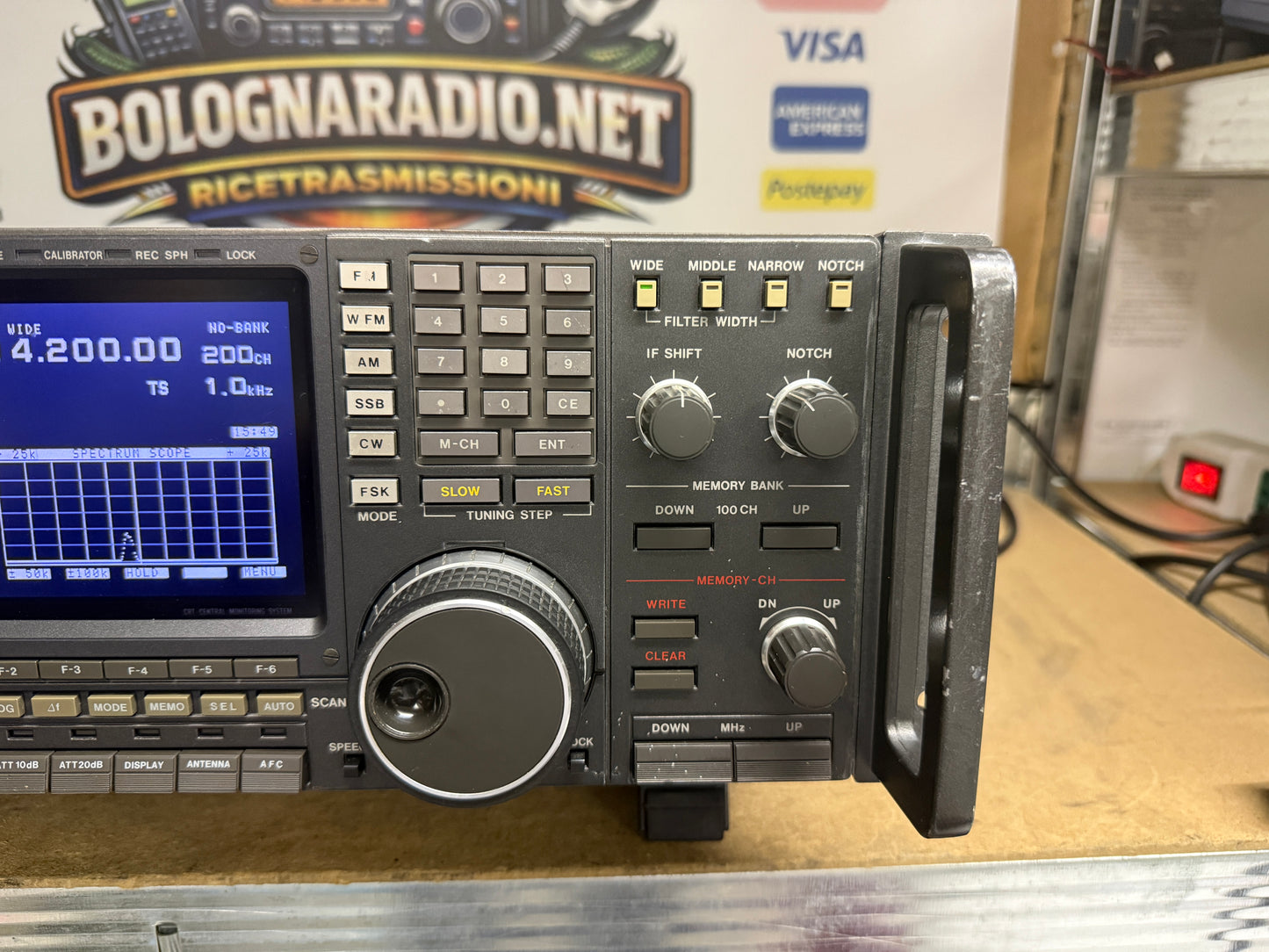 Icom IC-R 9000 LCD perfetto Garanzia 12 Mesi