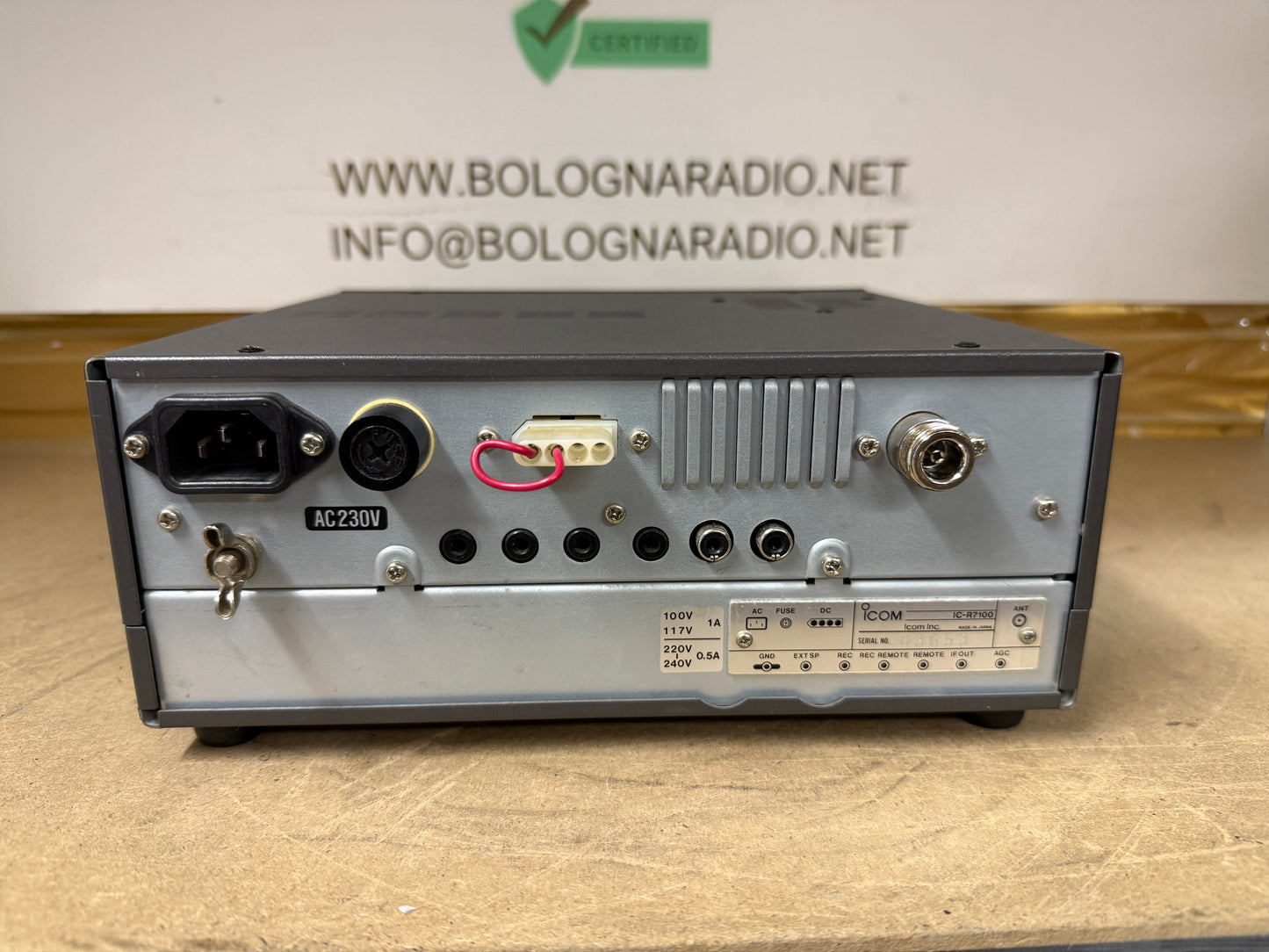 Icom ic r 7100 pari al nuovo full set