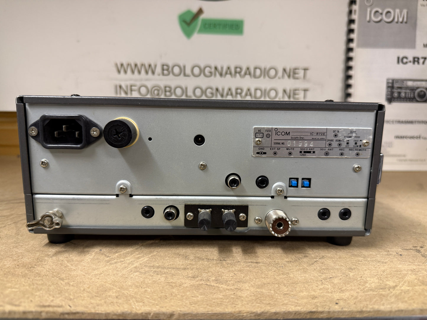 Icom IC R 72 pari al nuovo garanzia 12 mesi perfetto.