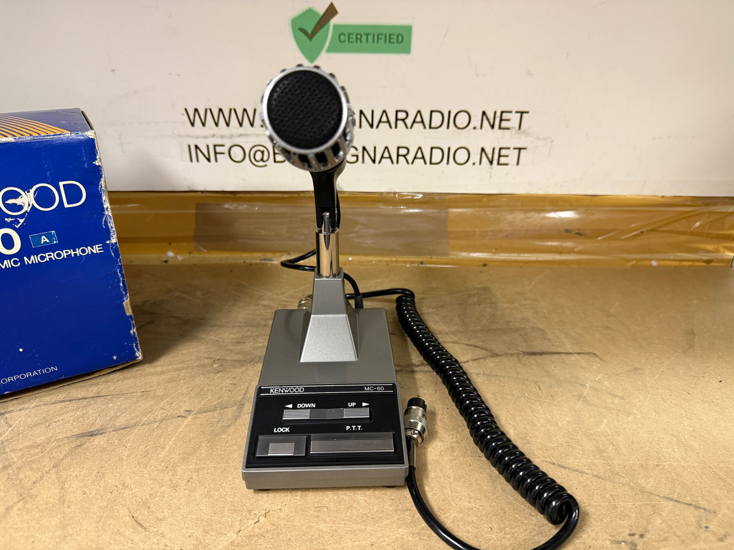 Kenwood MC-60A mike da tavolo di linea