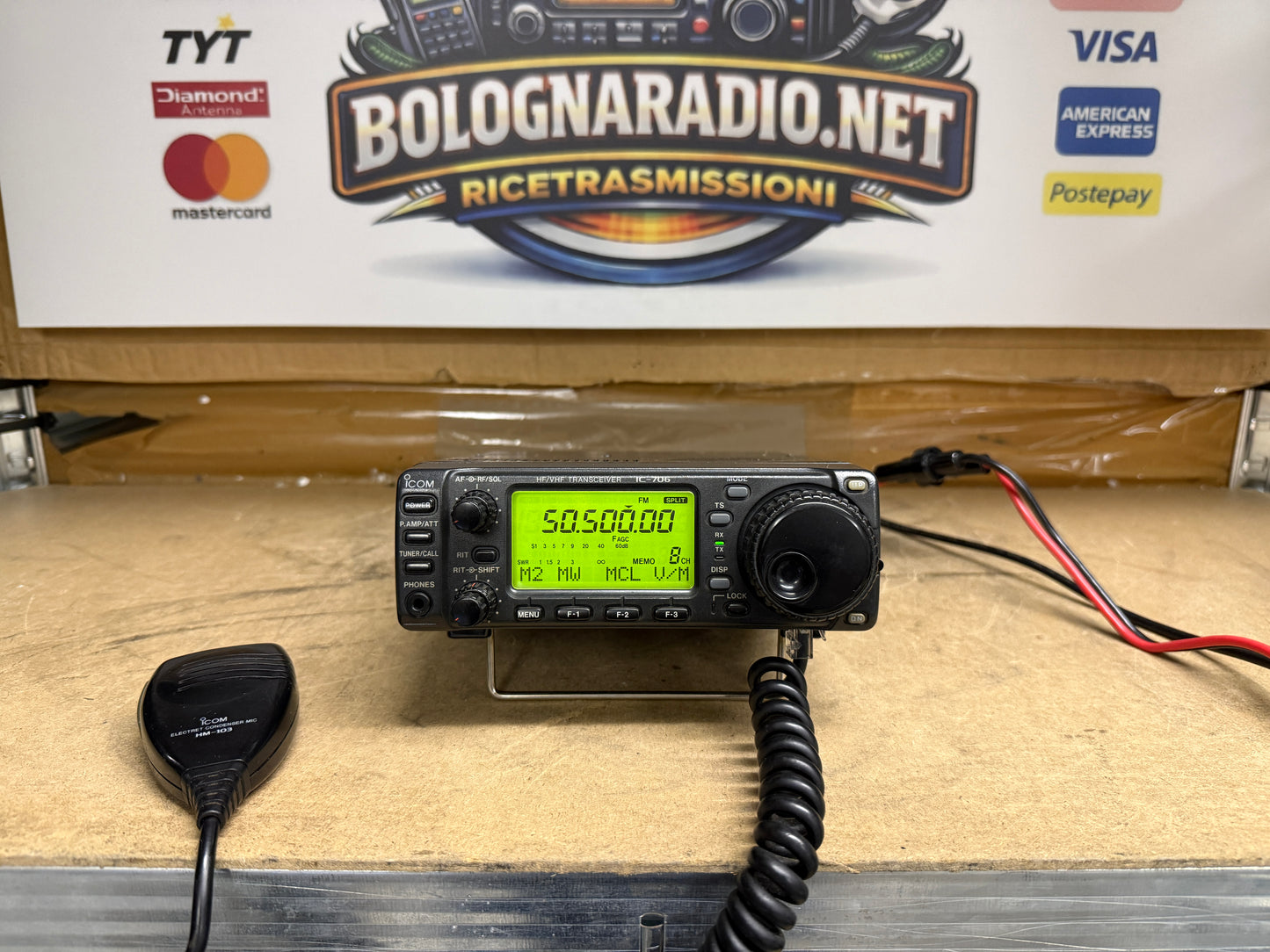 Icom IC 706 perfetta Garanzia 12 Mesi
