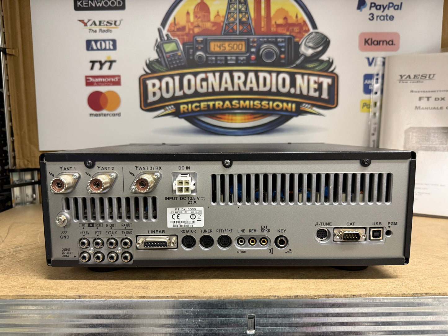 Yaesu FTDX 3000D + DVS6 full set Garanzia 12 mesi