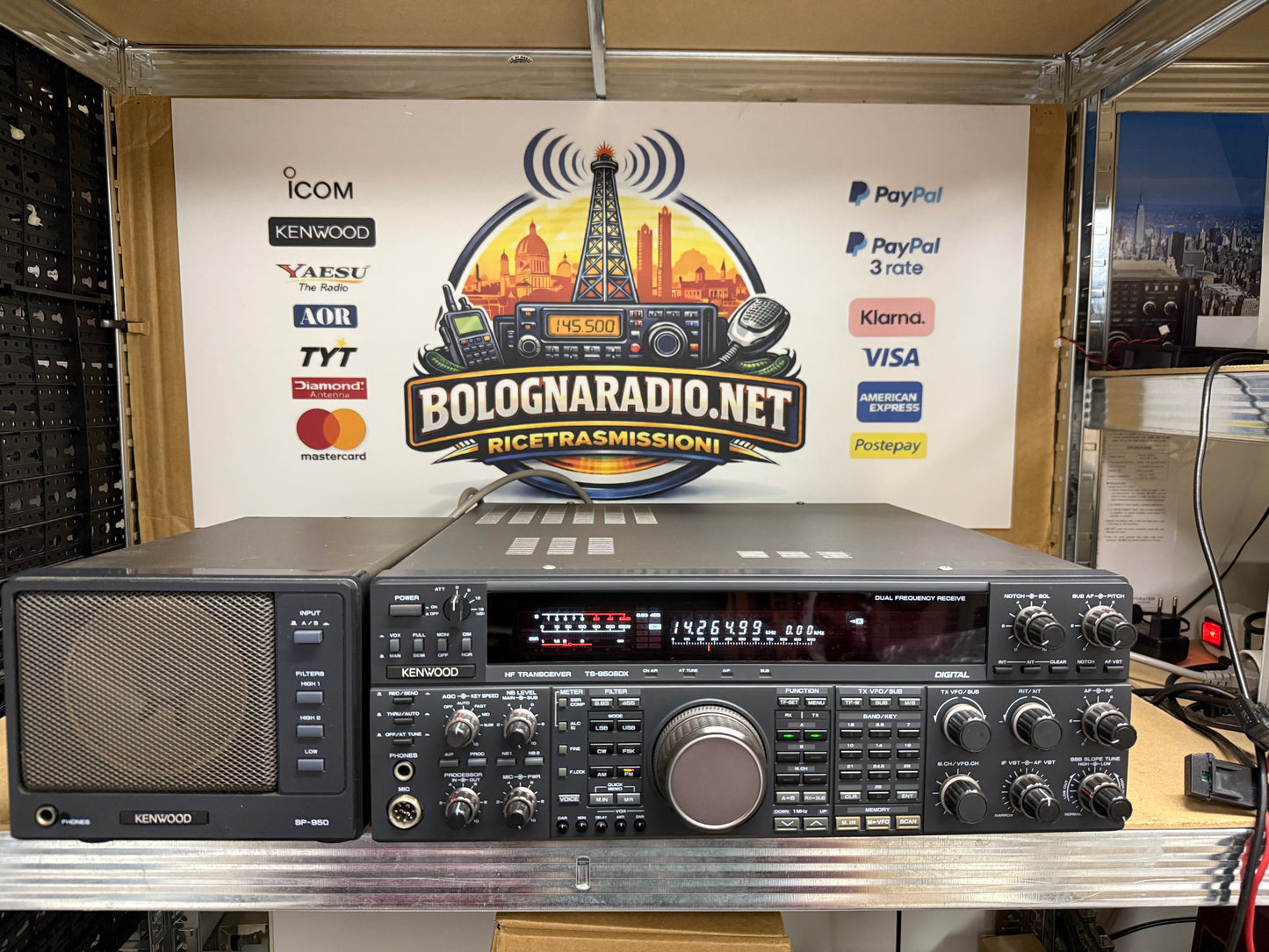 Kenwood TS 950SDX + SP950 + imballo + filtro cw pari al nuovo