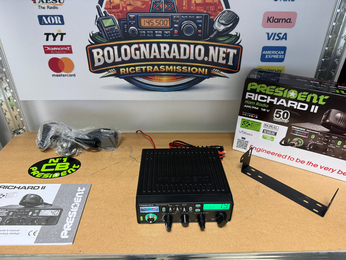 PRESIDENT RICHARD 2 50W PEP AM/FM + ECHO + BEEP + USB NUOVO