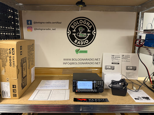 Yaesu VR 5000 nuovo con pellicole full set 0 ~ 2600 MHz garanzia 12 mesi