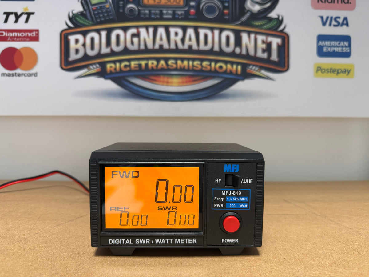 MFJ-849 Misuratore digitale SWR/Watt 1,6-60/125-525MHz