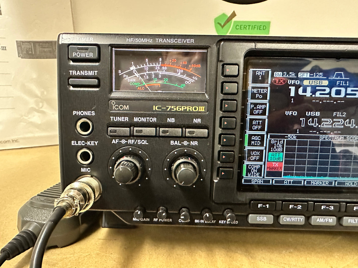 Icom 756 pro 3 unico proprietario