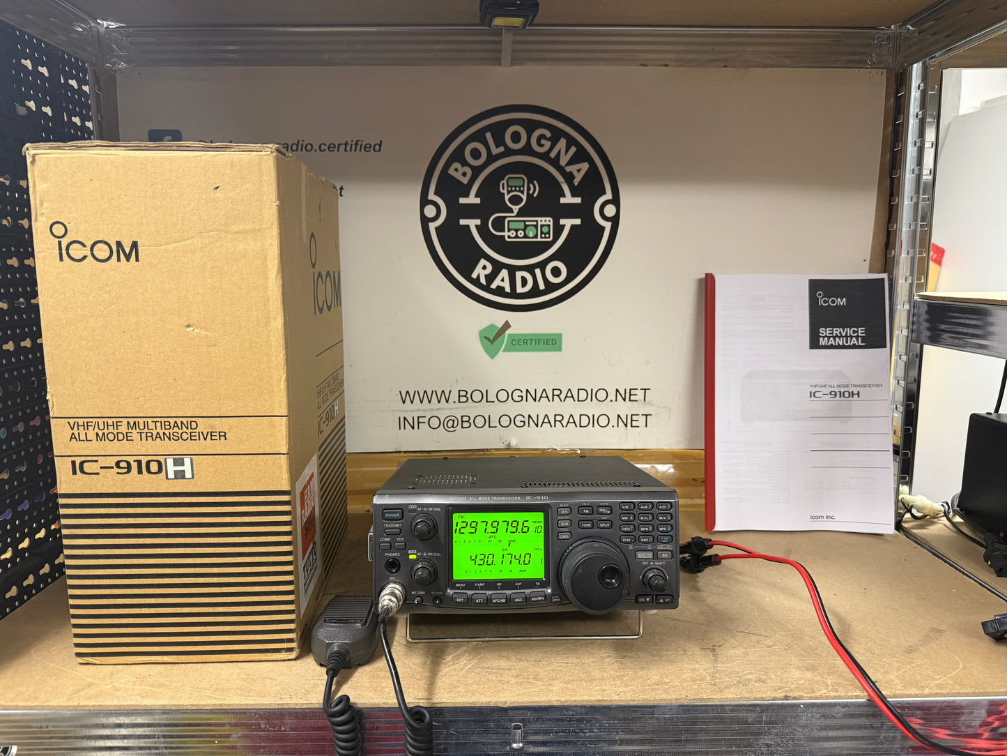 Icom ic 910H + 1200Mhz + DSP + TCXO + imballo Garanzia 12 Mesi