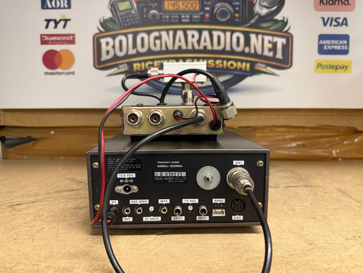 Yaesu FRG 9600 perfetto + accessori  Garanzia 12 Mesi