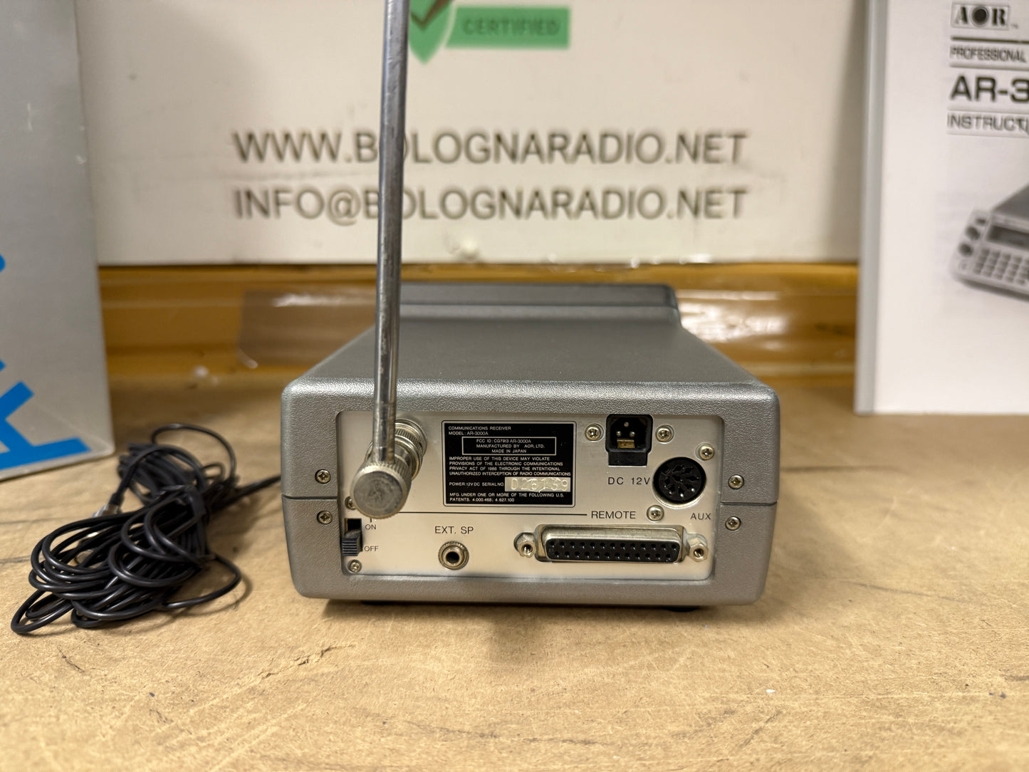 Ricevitore AOR 3000A perfetto Garanzia 12 mesi