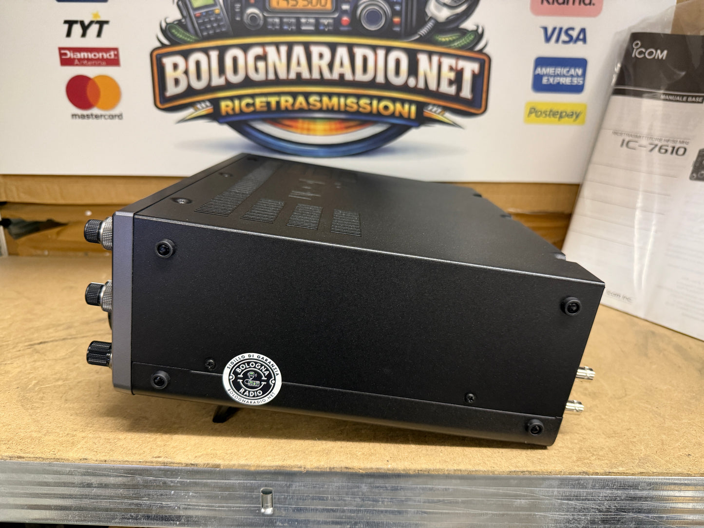 Icom IC 7610 demo Garanzia Ufficiale Italia