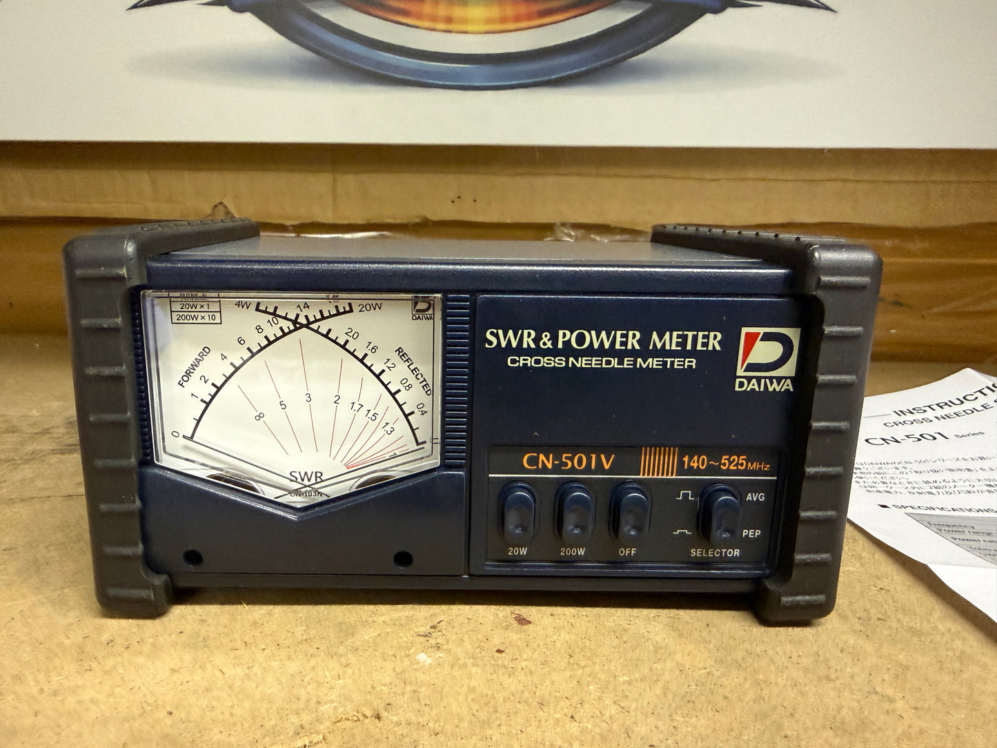 DAIWA CN-501VN Rosmetro Wattmetro 144-525 MHz 200W