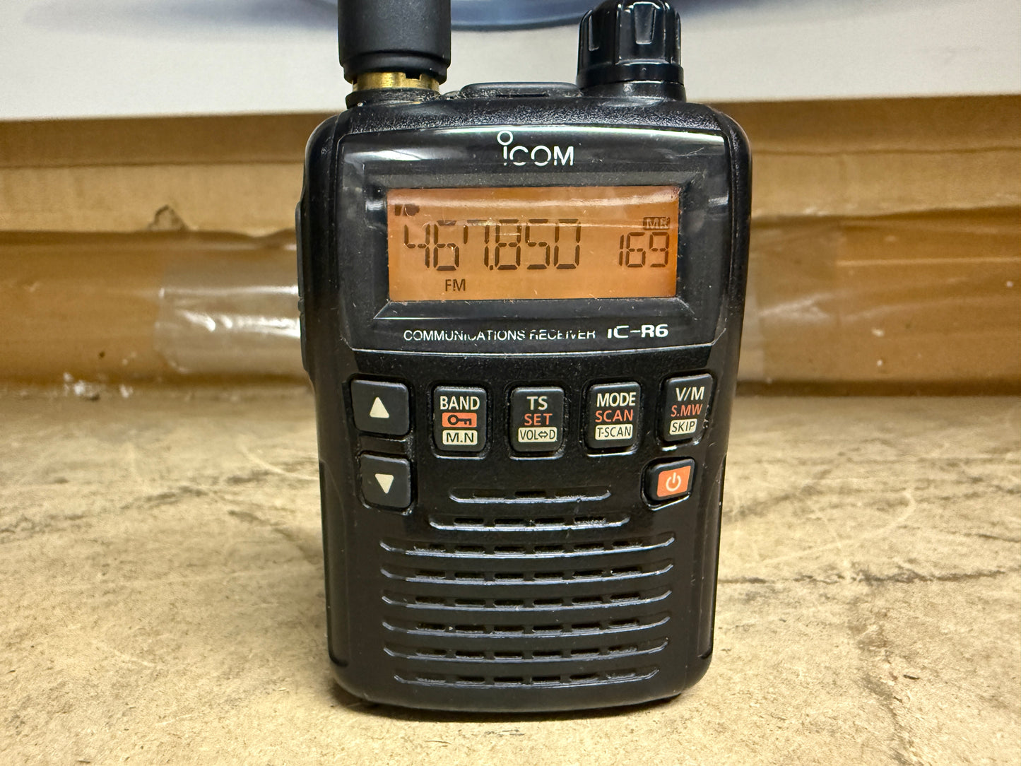 Icom ic r6 ricevitore scanner 100 kHz a 1309 MHz