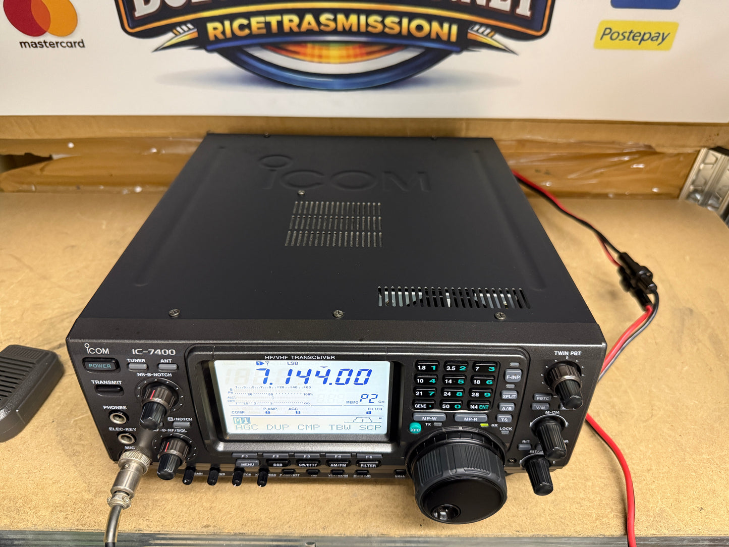 Icom IC 7400 pari al nuovo Garanzia 12 Mesi