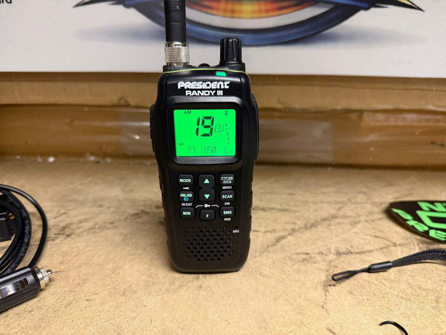 President Randy III Radio CB portatile