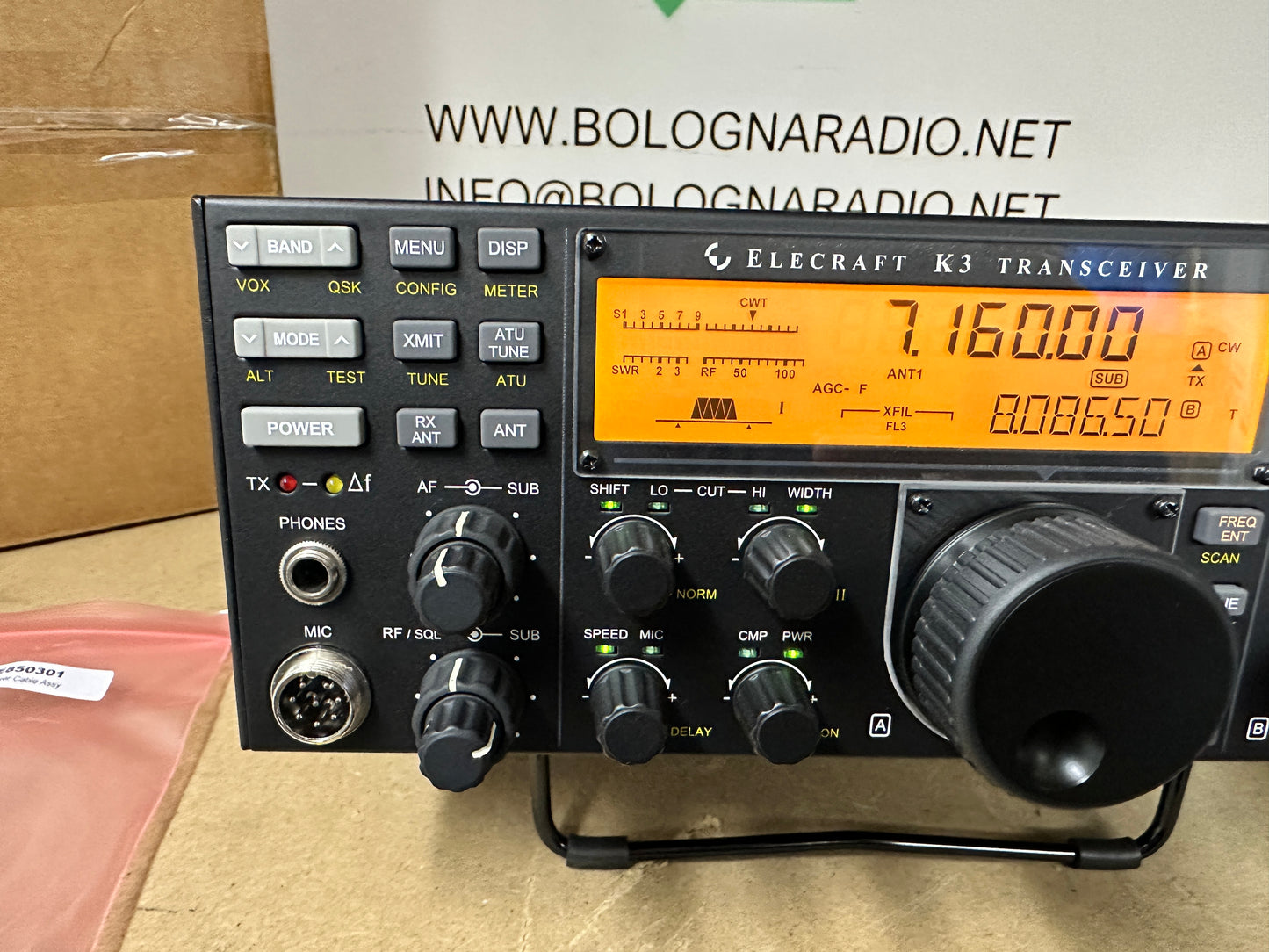 00 Elecraft K3/100 watt + 2 rx + P3 + Optional pari al nuovo
