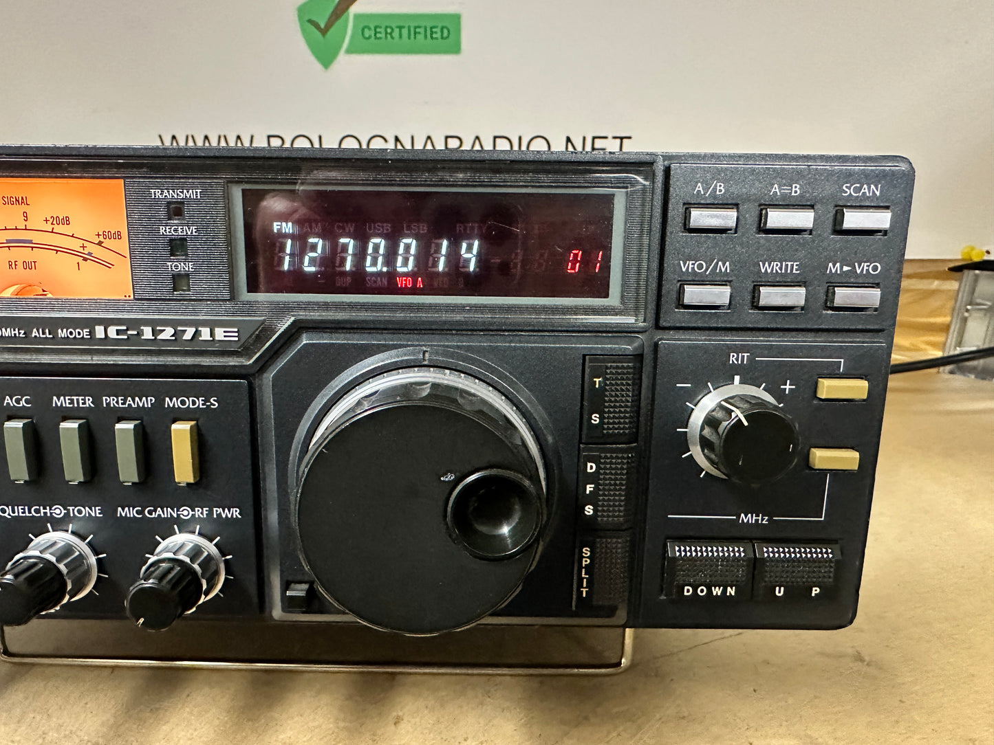 03 Icom ic 1271 + PS15 ricetrasmettitore 1200 MHz