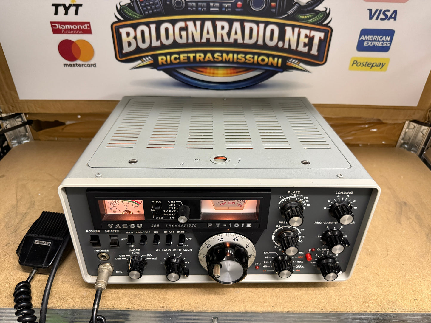 Yaesu FT101E revisionato perfetto