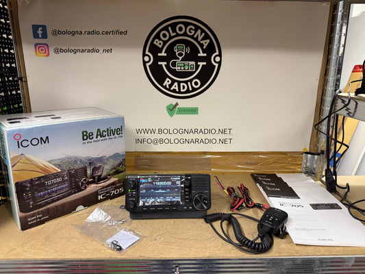 Icom ic 705 pari al nuovo full set garanzia 12 mesi