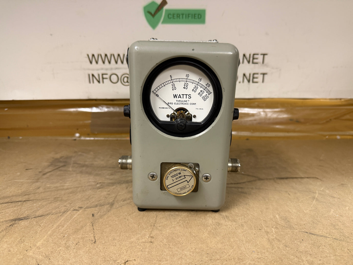 Bird 43 + 3 tappi HF 100 / 250 / 1000 Watt