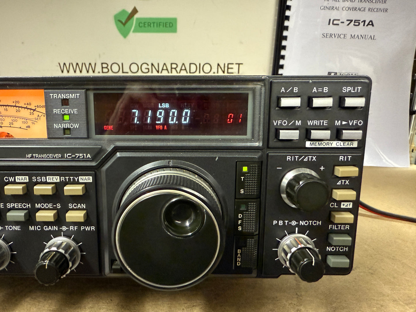 Icom IC 751A + tutti i filtri + modifica eprom Garanzia 12 Mesi