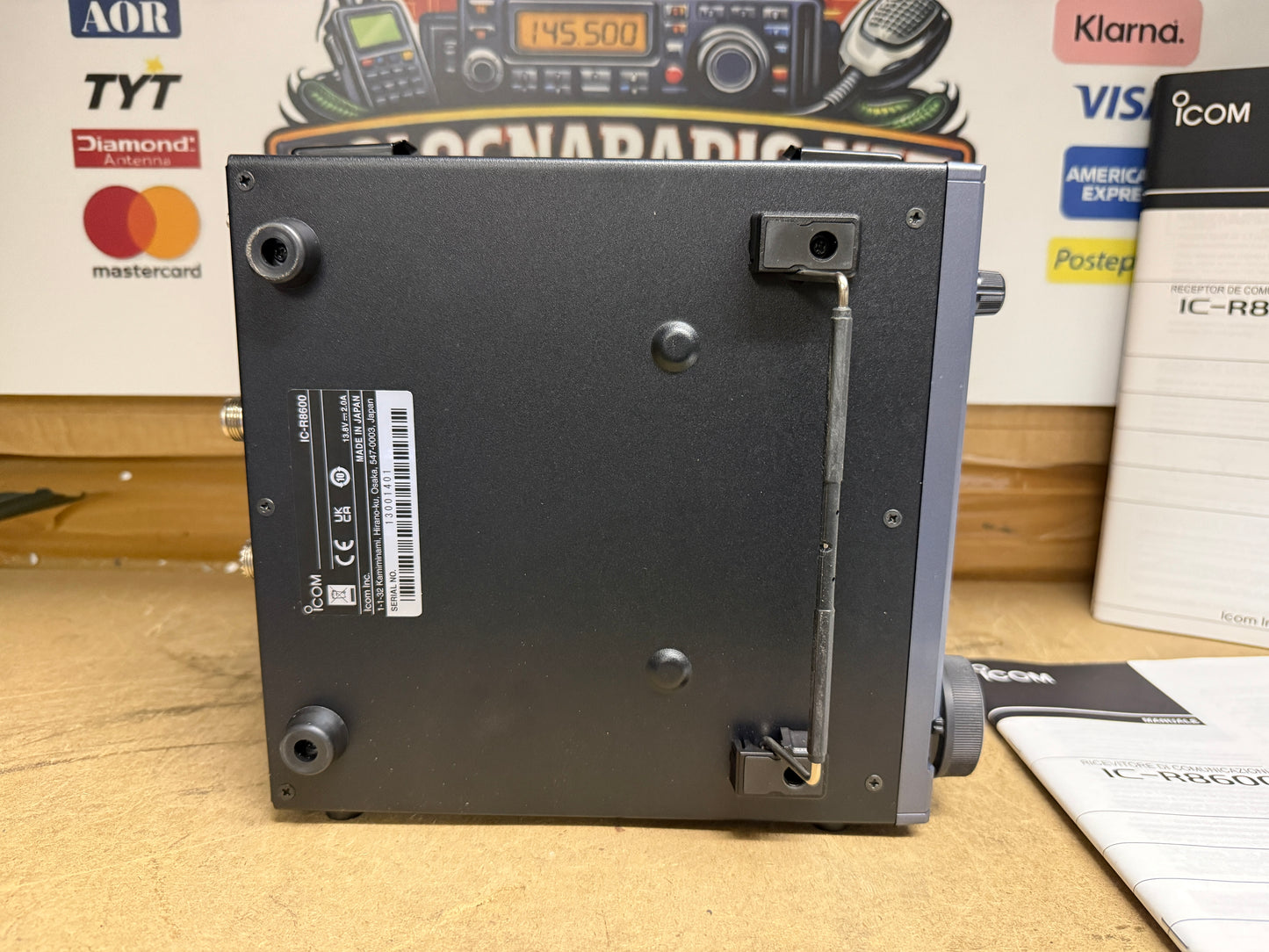 A-1 Icom IC R 8600 pari al nuovo full set Garanzia Ufficiale fino al 11/2030