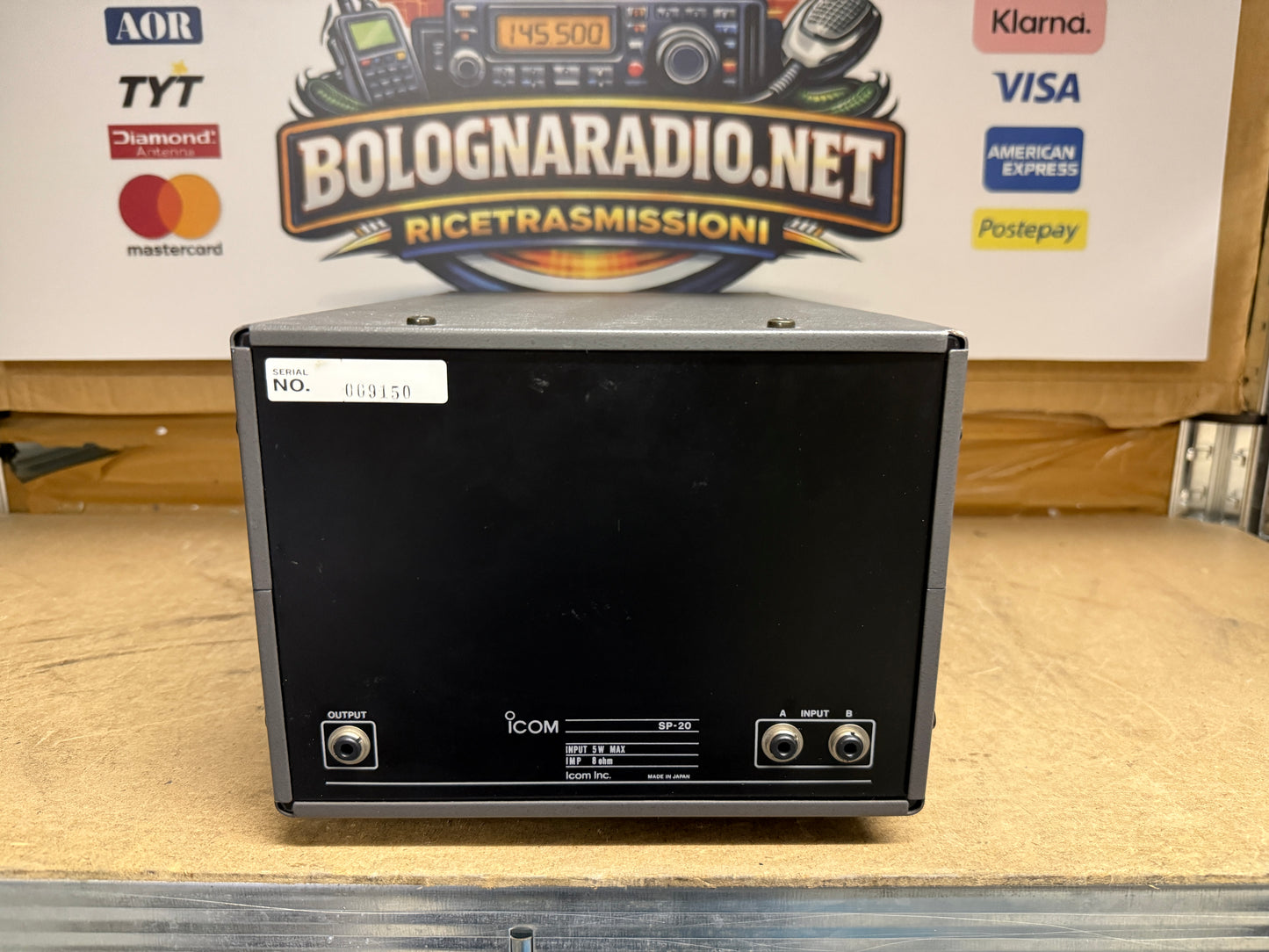 Icom SP 20 pari al nuovo speaker di linea