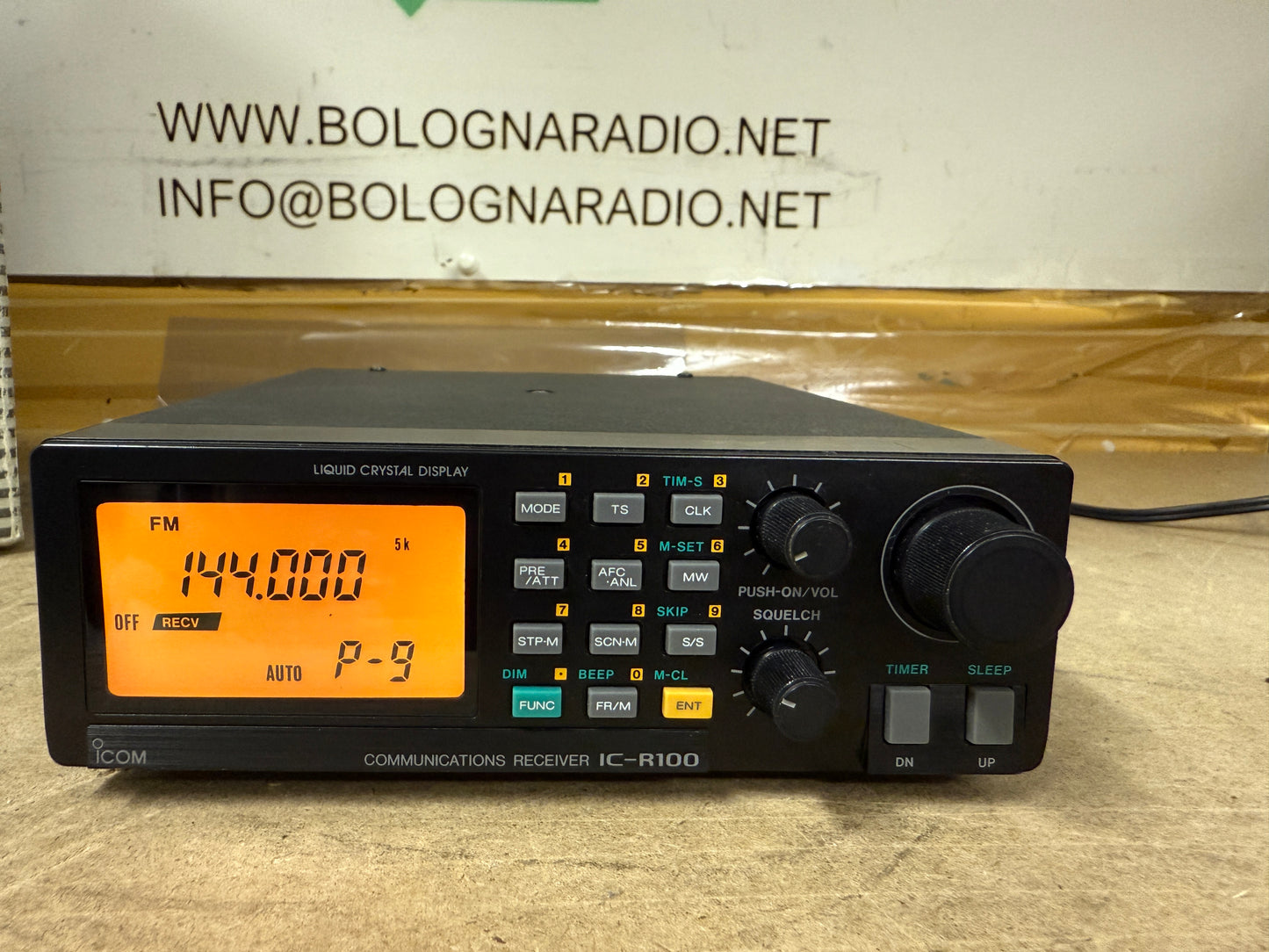 Icom ic r 100 revisionato full set garanzia 12 mesi