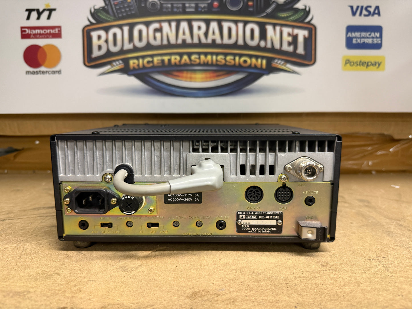 Icom IC 475E perfetto Garanzia 12 Mesi