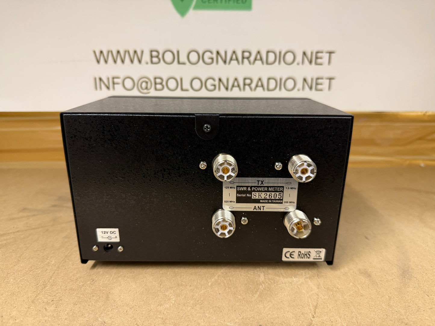 Nissei TX-502 Ros/Wattmetro 1,6 - 525 MHz ad aghi incrociati pari al nuovo