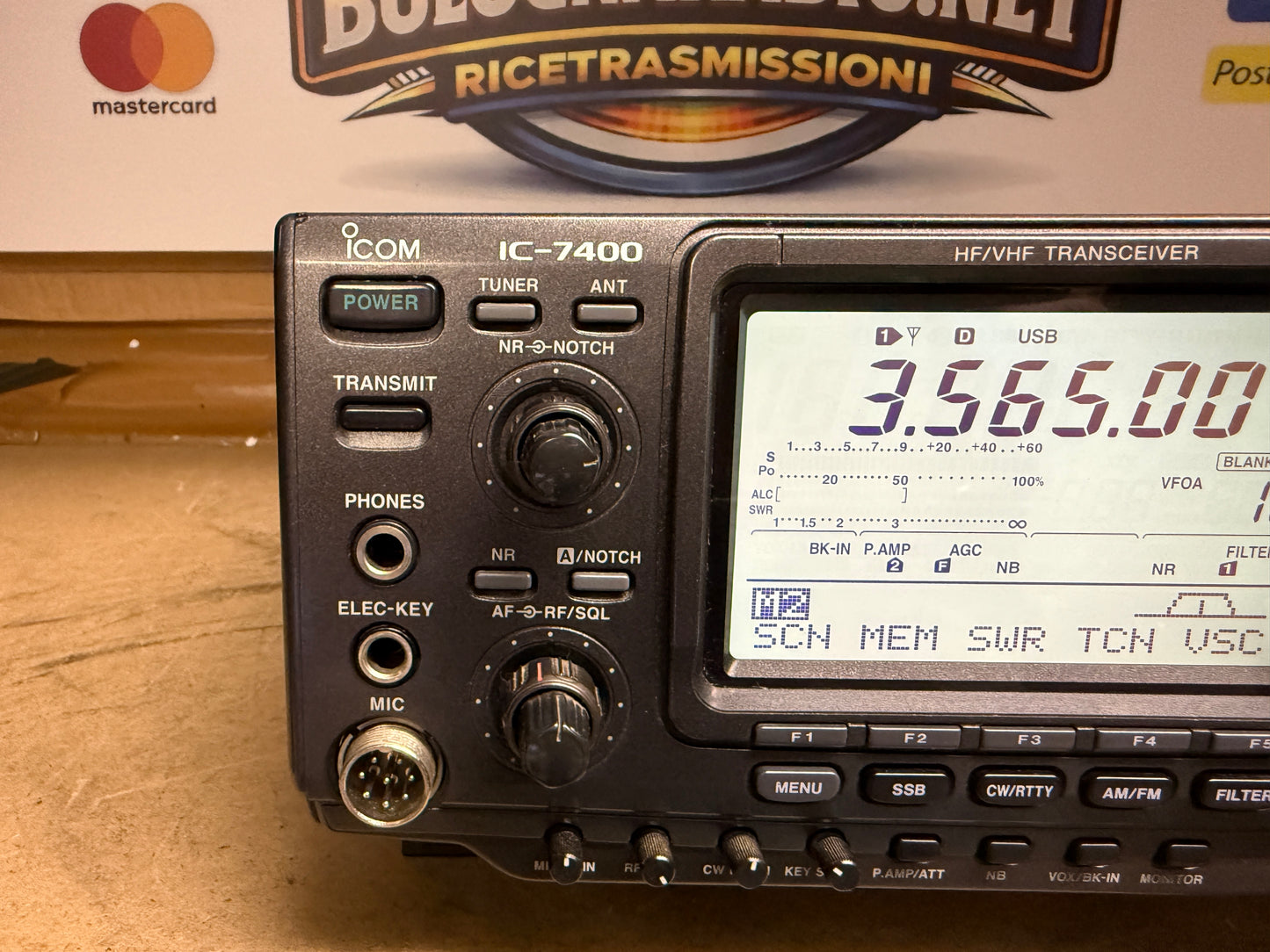 Icom IC 7400 perfetto + CR-338  Garanzia 12 Mesi