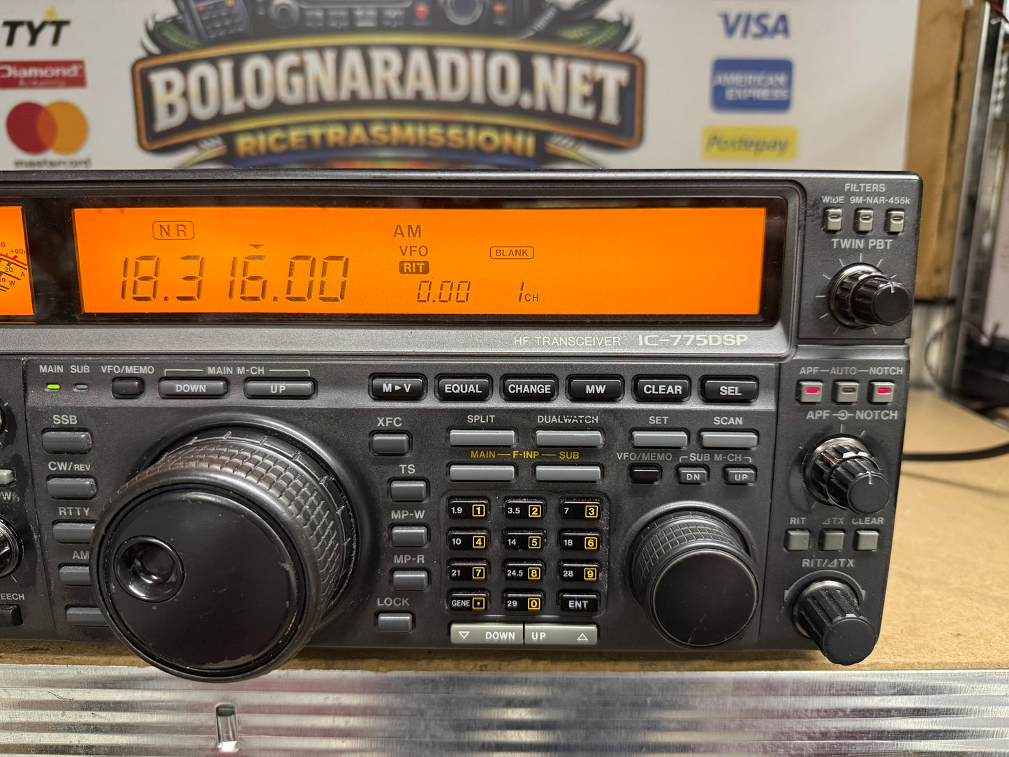 Icom ic 775 DSP 200 watt  imballo originale Garanzia 6 Mesi