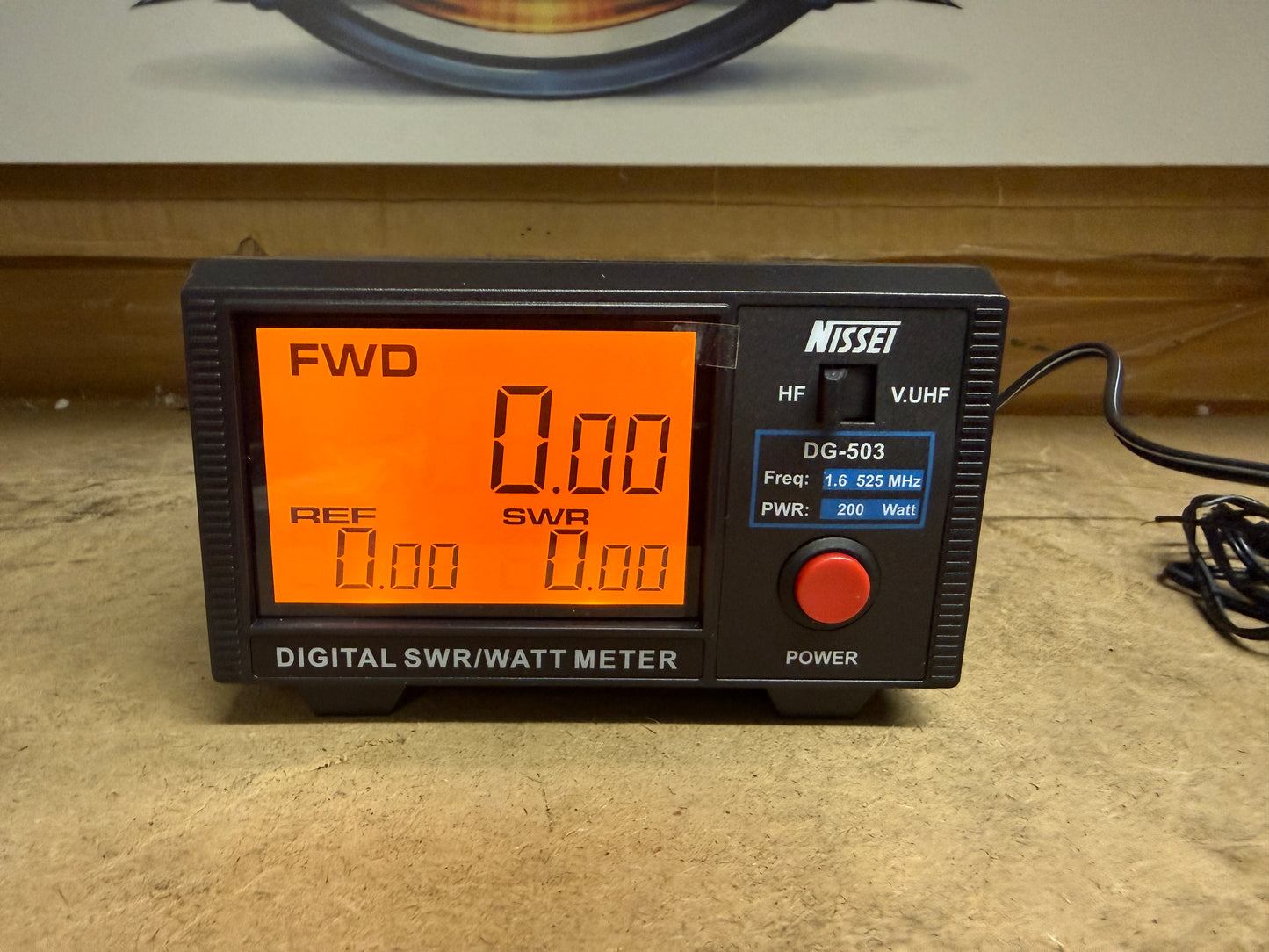 Nissei DG-503 MAX - Digital HF/VHF/UHF SWR/Wattmeter